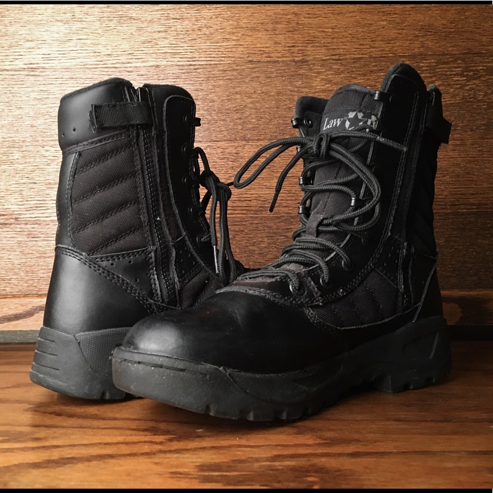 Black Law Pro 8” Dispatch 2.0 Side Zip Boot Women’s 9 Men’s 7